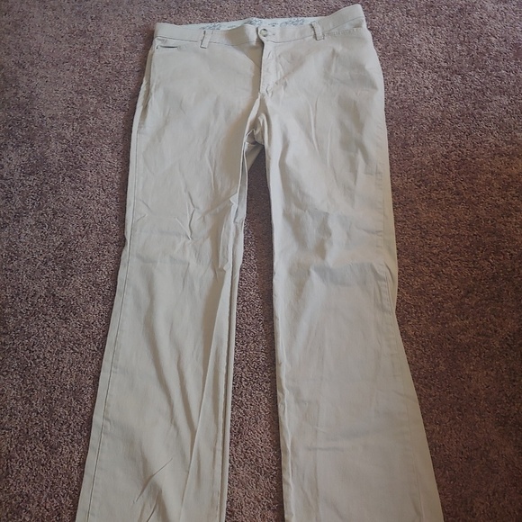 Riders by Lee cream colored straight pants - Picture 1 of 5